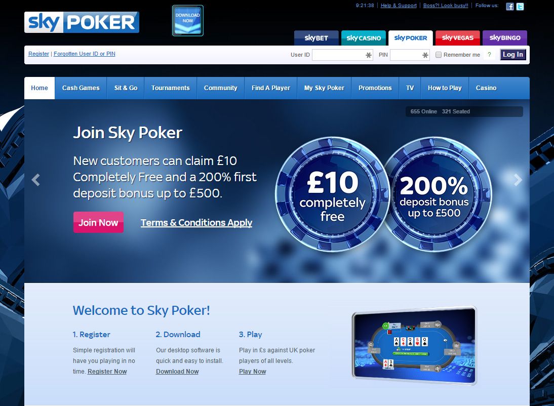 Sky poker discount codes