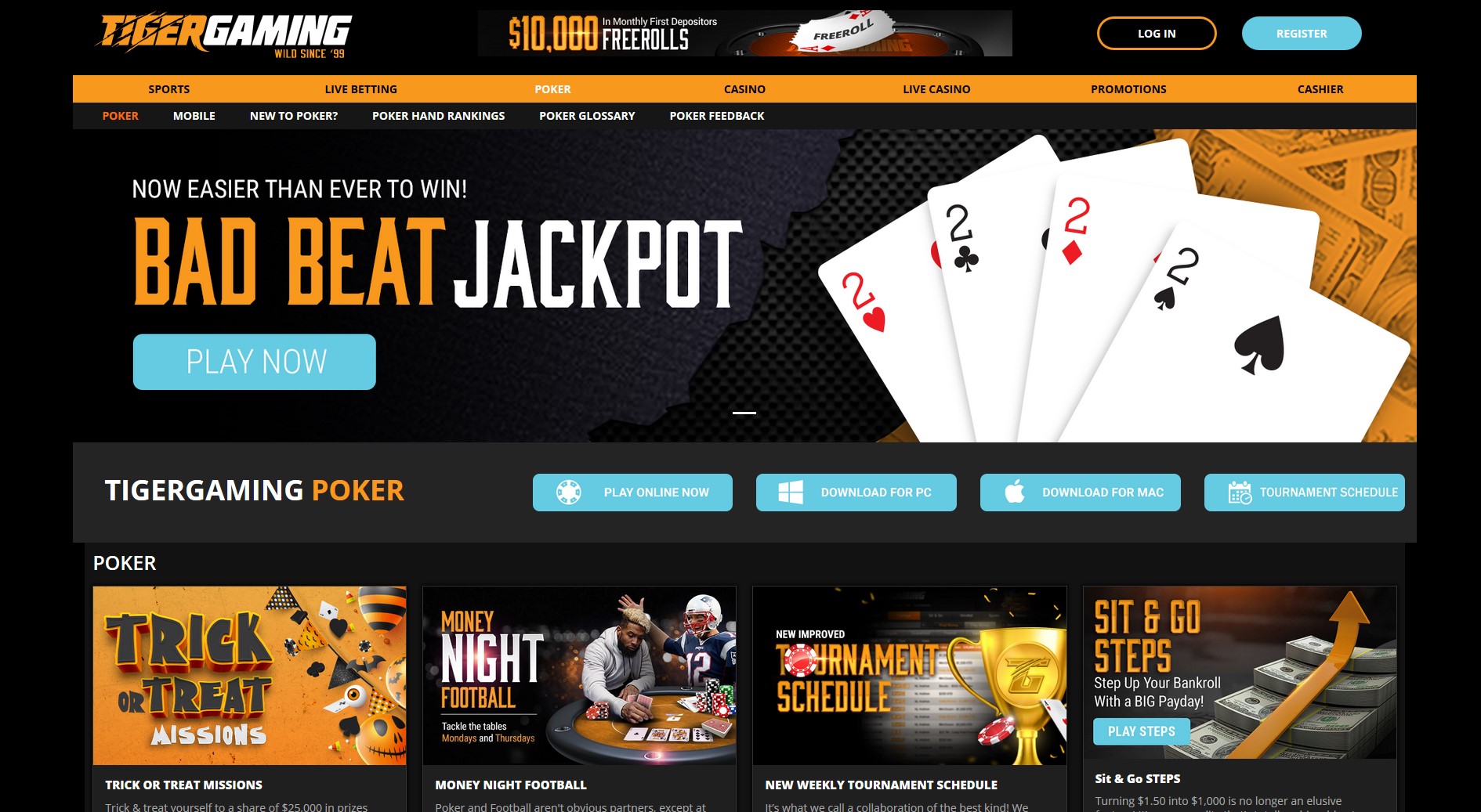 Tiger Gaming Poker Review | FREE Bonus Code | PokerNews