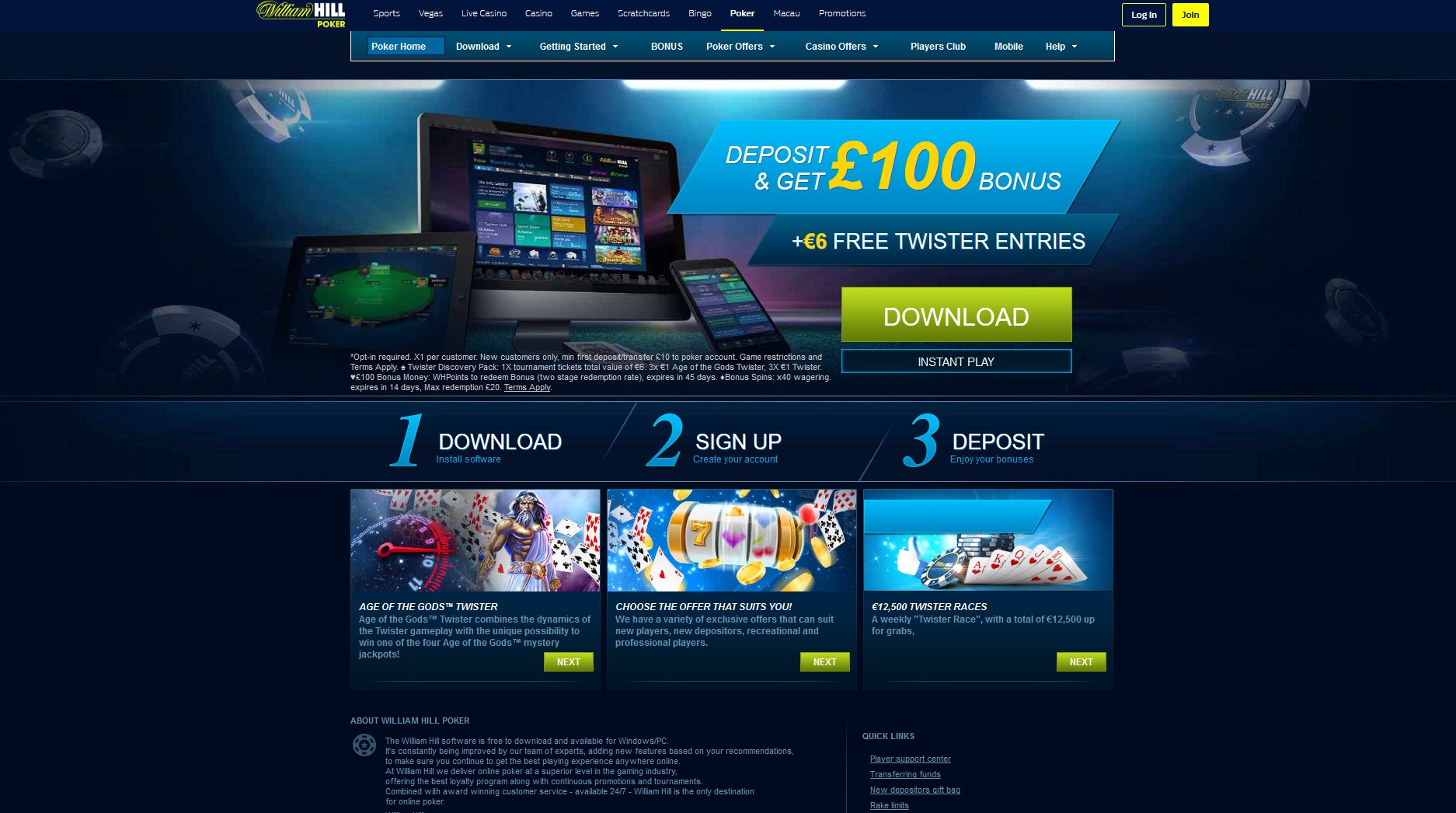 william hill poker mobile app