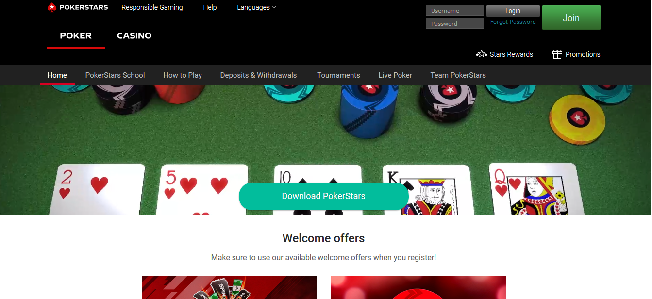 free instals PokerStars Gaming