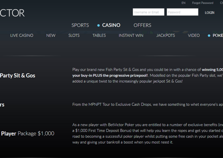 Victor chandler poker