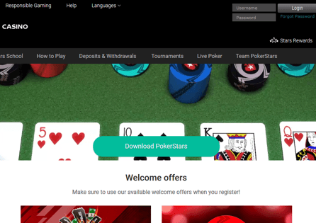 download the last version for android PokerStars Gaming