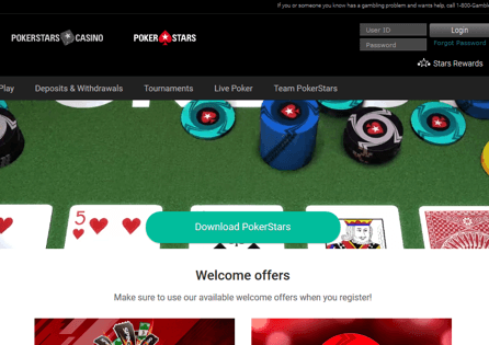 download the new version for windows PokerStars Gaming