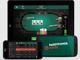 Poker players evaluate their poker cards after the flop is placed on the table in PaddyPower Poker app.