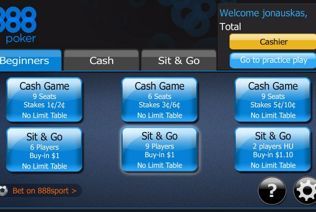888poker poker gameplay settings and game options.