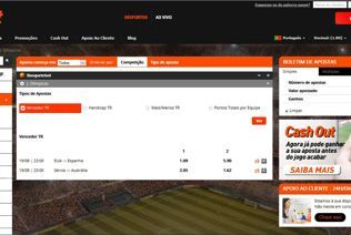 This is the Bet.pt homepage with betting statistics.