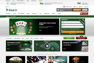 Sisal Poker Homepage