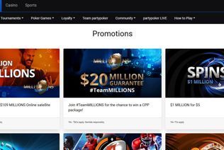 The list of popular partypoker promotions