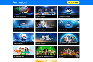 You can discover the active promotions of 888poker.it at Promotions section