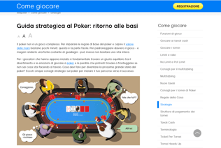888poker.it provides poker strategy guide: back to the basics for new players