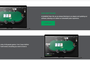 BetMGM Poker Ontario Poker Software