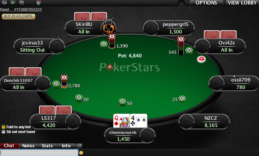 poker stars iphone