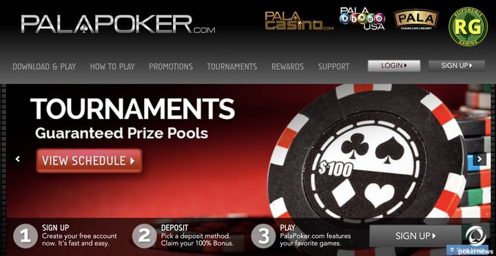 Pala poker is one pf the best NJ poker sites