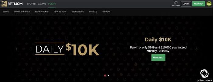 BetMGM Poker Site in NJ