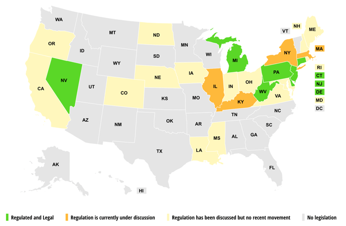 States with legal online poker sites