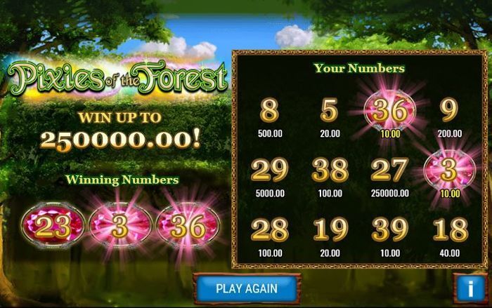 pixies of the forest scratch card game free play