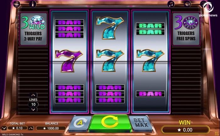 cum să câștigi bani gratis pe bani reali la Wild Diamond 7X