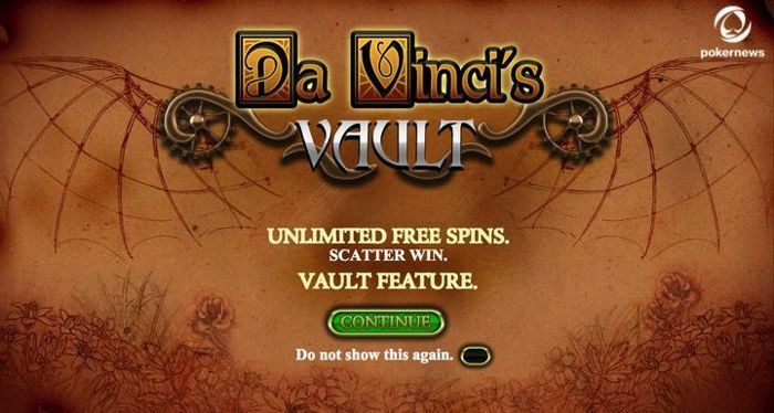 Da Vinci's Vault Ca?a-nqueis Online Dinheiro Real