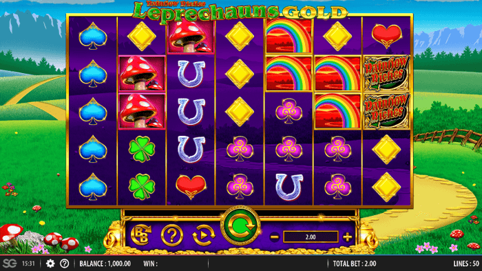 rainbow riches slot games