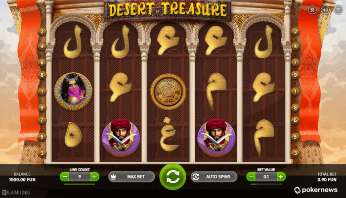desert treasure slot game