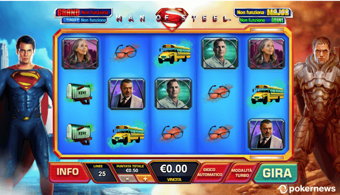 man of steel slot