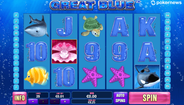 great blue slot