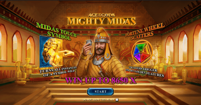 mighty midas slot game