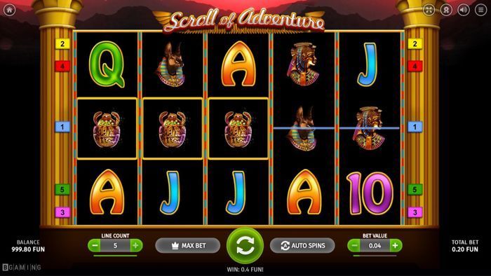 Play Scroll of Adventure Slot