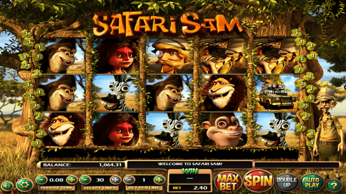 safari sam slot game