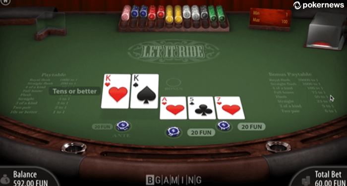 let it ride poker hand final phase