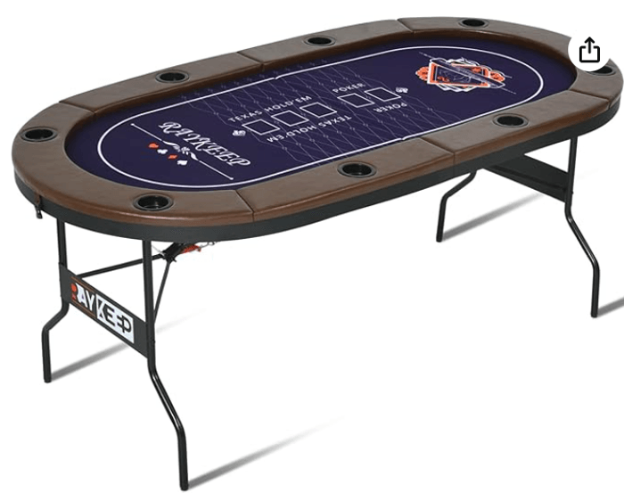 Collapsible Poker Table