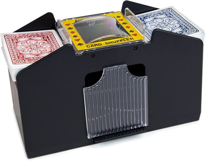 Laser Sports Casino Deluxe Automatic 4 Deck Card Shuffler
