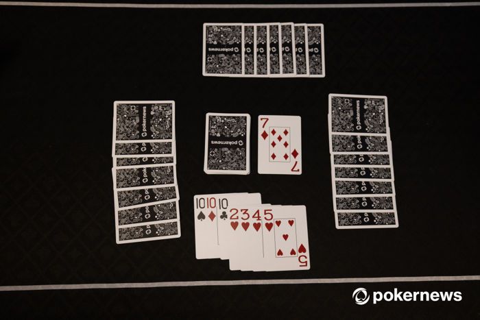 A run and set in 500 Rummy