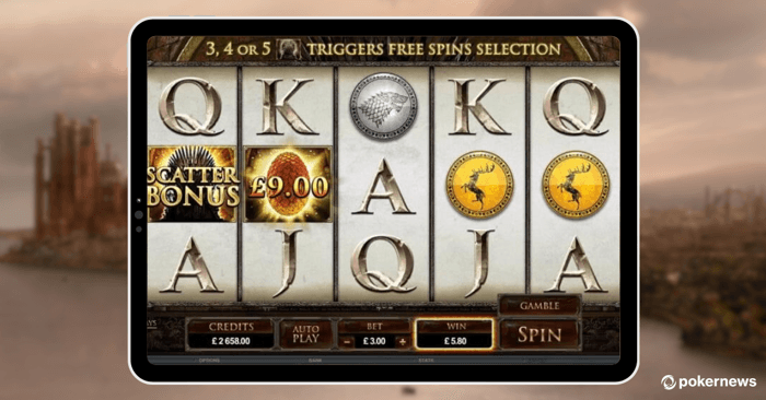 Game of Thrones Slot Scatter Symbol