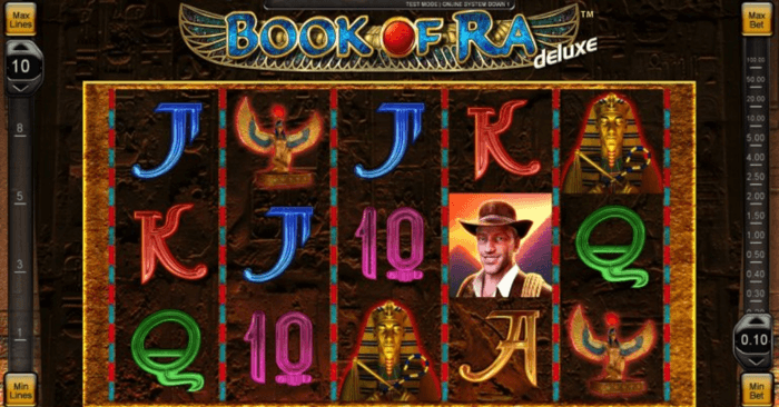 Book of Ra Deluxe Slot Gameplay