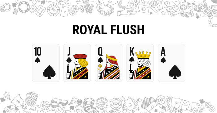 Royal Flush no poker