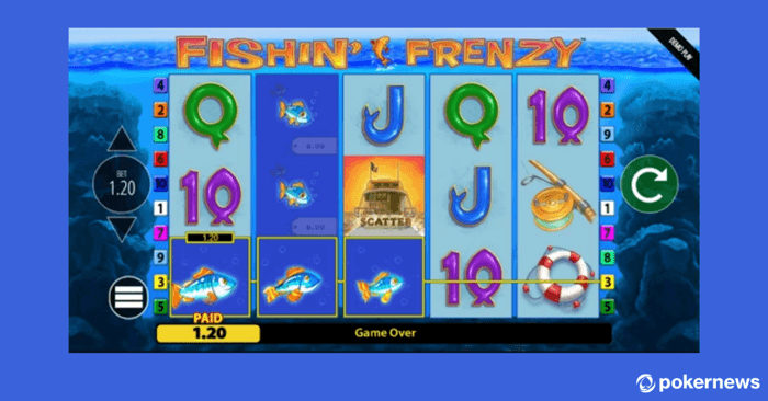 Fishin' Frenzy Slot Reels