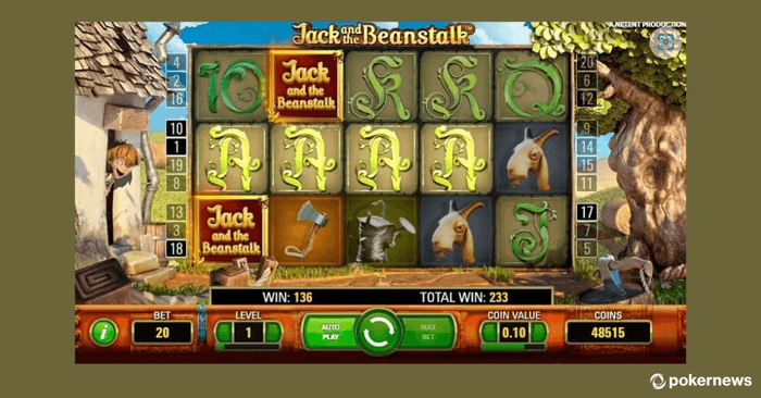 Jack and the Beanstalk Slot Reels