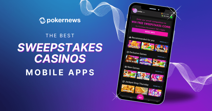 Sweepstakes Casinos Mobile Apps