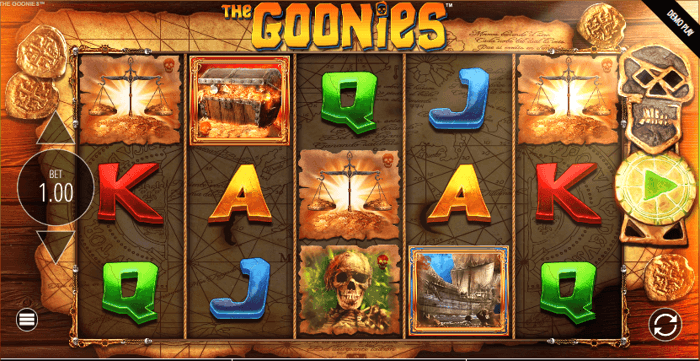 the goonies slot screenshot