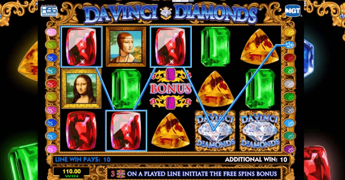 Da Vinci Diamonds slots grátis ganhar dinheiro real sem depósito