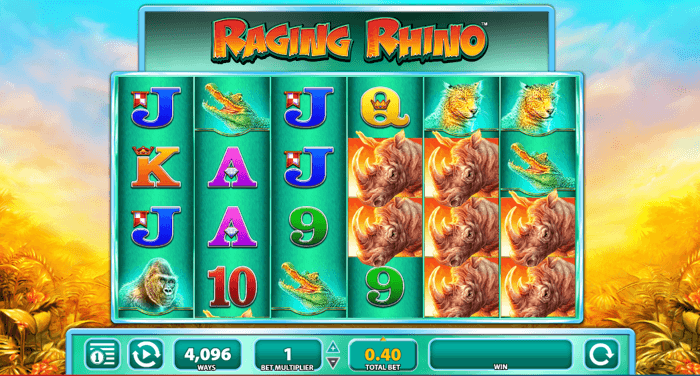 Raging Rhino jogos grátis com dinheiro real