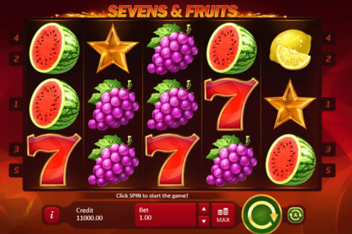 Sevens and Fruits Slot