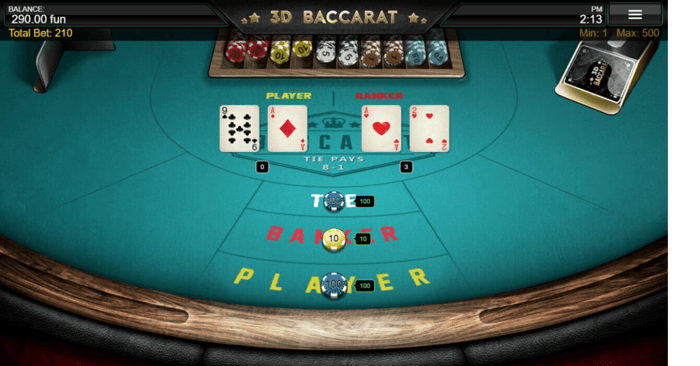 3D Baccarat