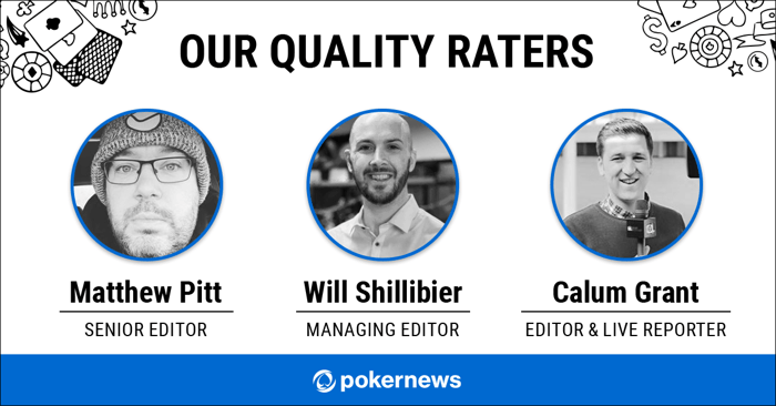 pokernews quality raters