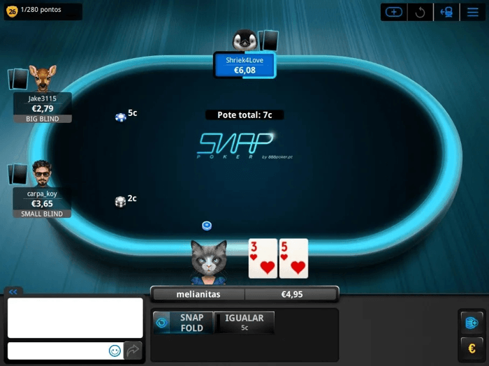 snap poker na 888poker