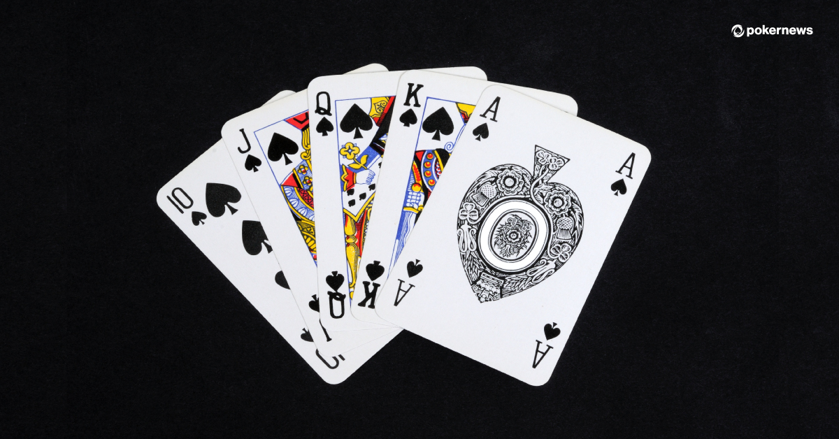 Sequência Royal Flush  Cartas de baralho, Jogo de poker, Tipo de mão