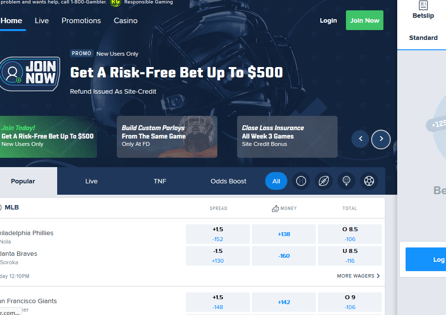 This is FanDuel Betting odds generator